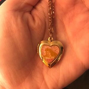 Disney sleeping beauty heart shaped locket